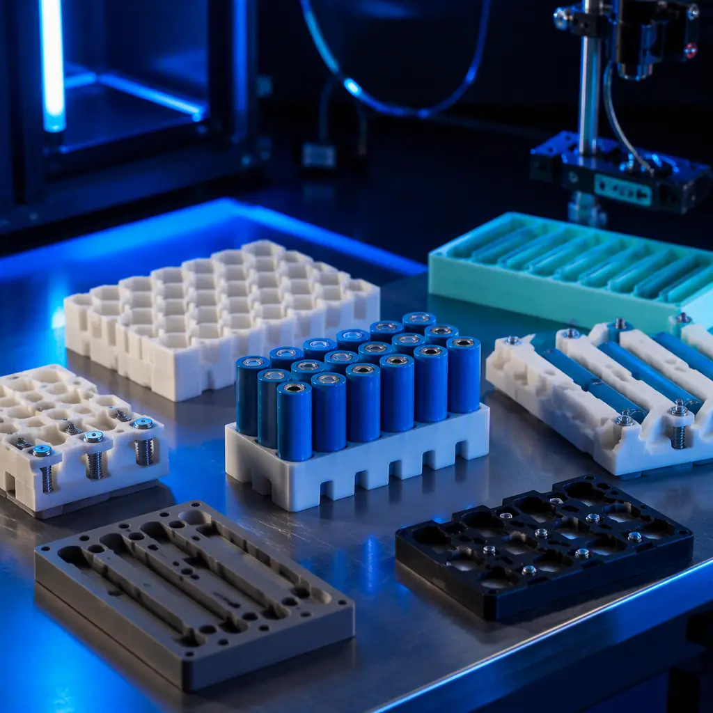 Battery Manufacturing Tooling: 3D Printed Fixtures…