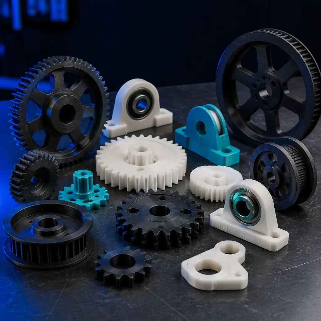 3D Printed Gears, Bearings & Power Transmission…