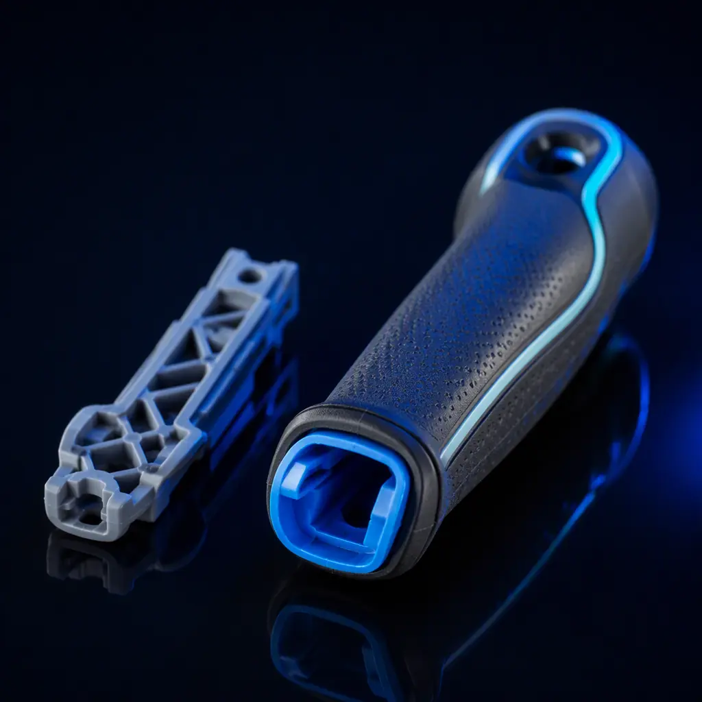 Overmolding on 3D Printed Inserts &mdash; Hybrid Parts & Soft-Touch Grips