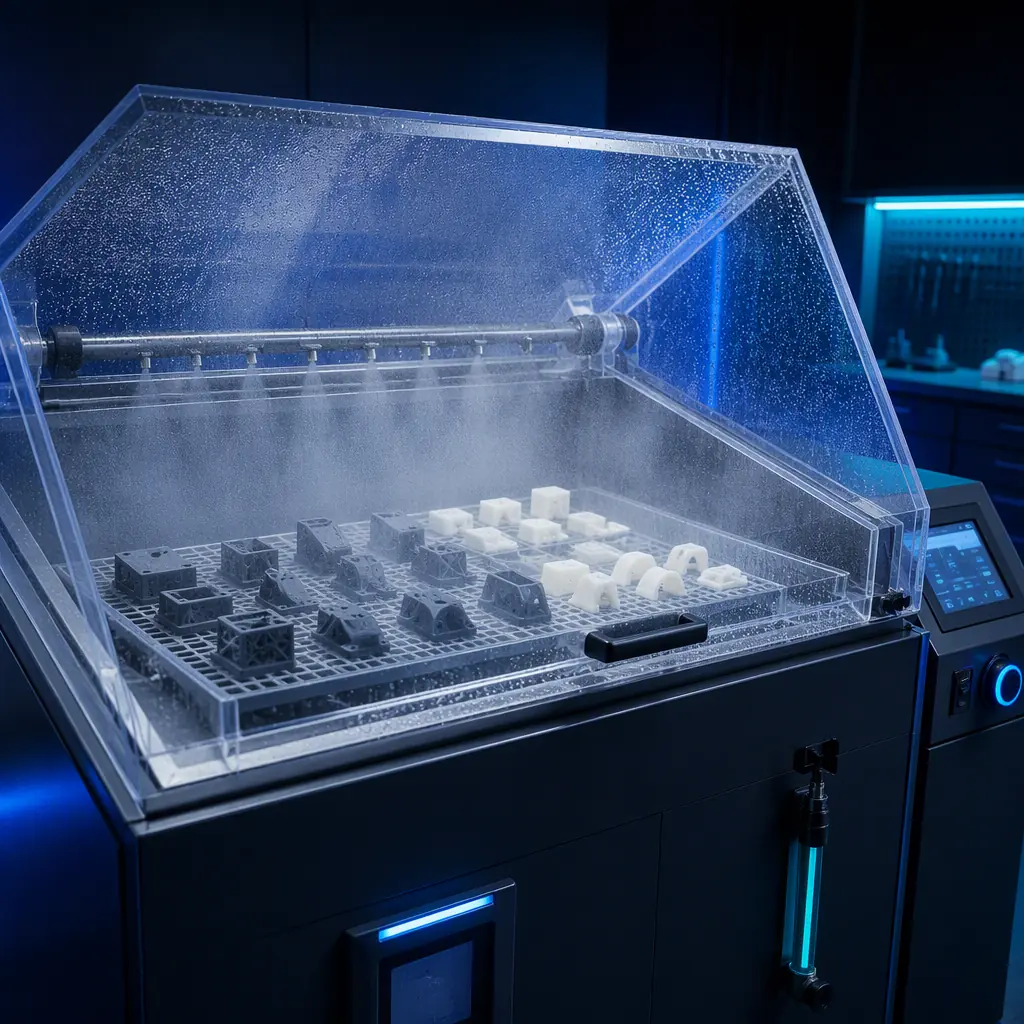 Salt Spray & Corrosion Testing of 3D Printed Parts — Proving Outdoor & Marine Durability Cla