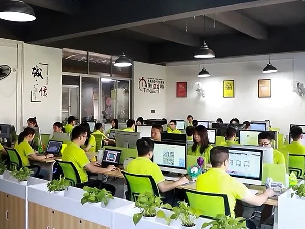 Production network office team in the Shenzhen workshop