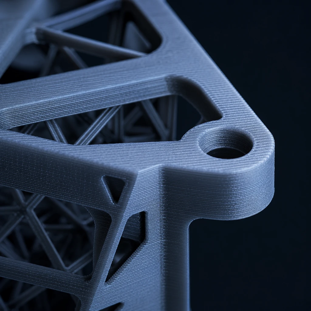 High-precision 3D printed component