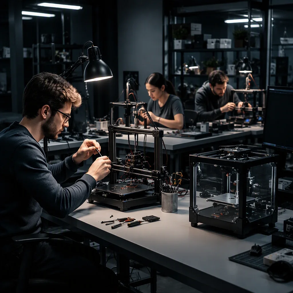 Precise3D R&D laboratory with testing equipment